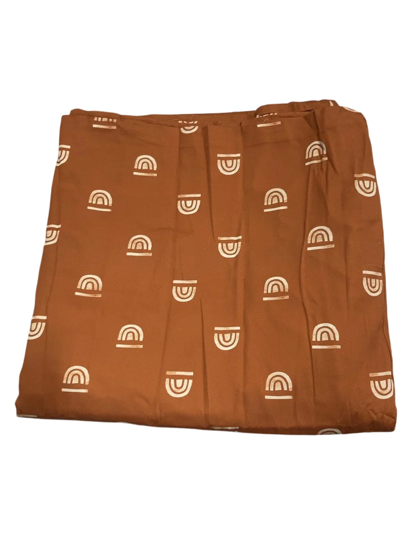 Toki Kids Mega Mat Cover 55"x55", Rainbow Rust - Image 3