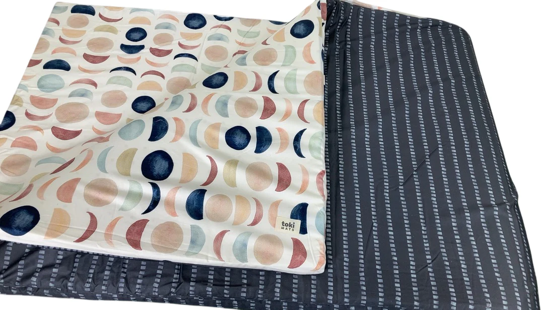 Toki Kids Mega Padded Play Mat 55" x 55", Lunar Phases - Image 3