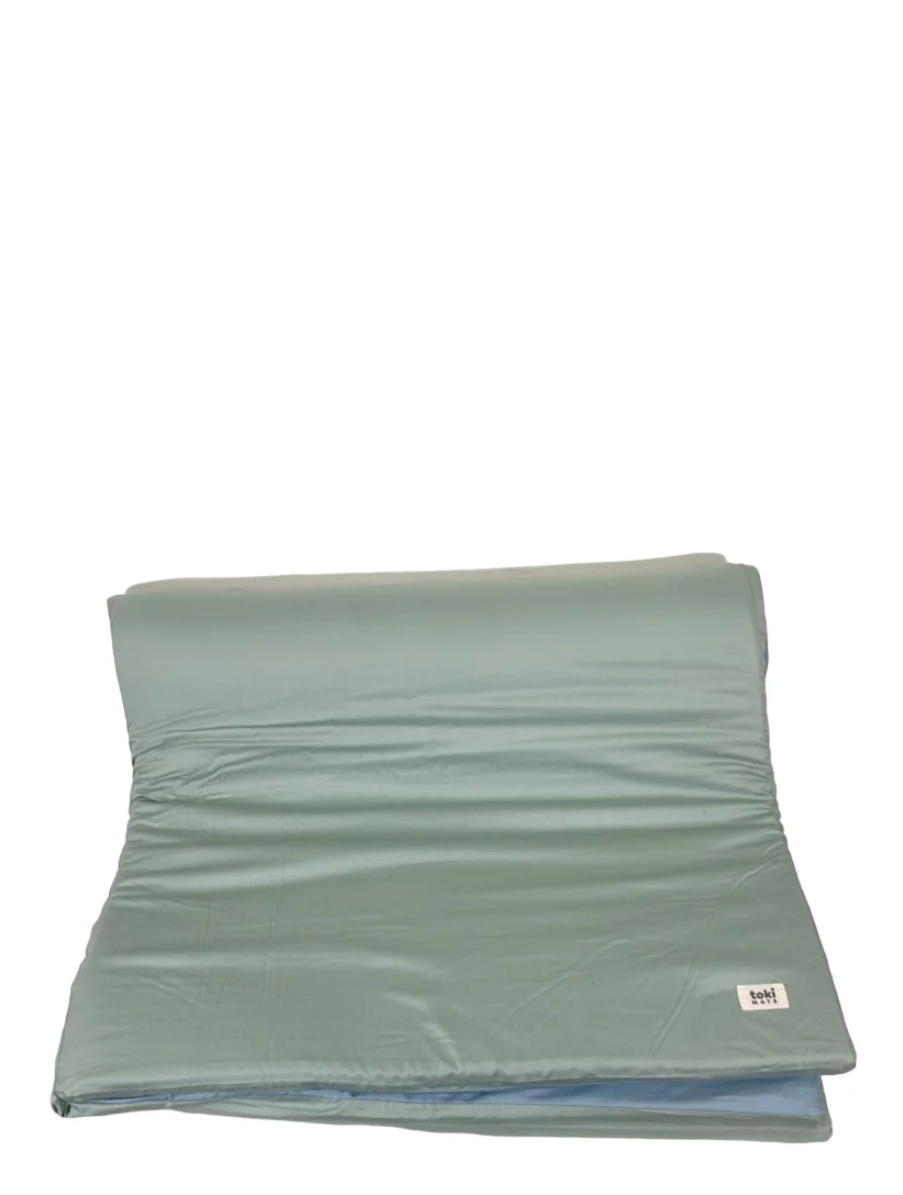 Toki Kids Mega Padded Play Mat 55" x 55", Sage + Breeze - Image 2