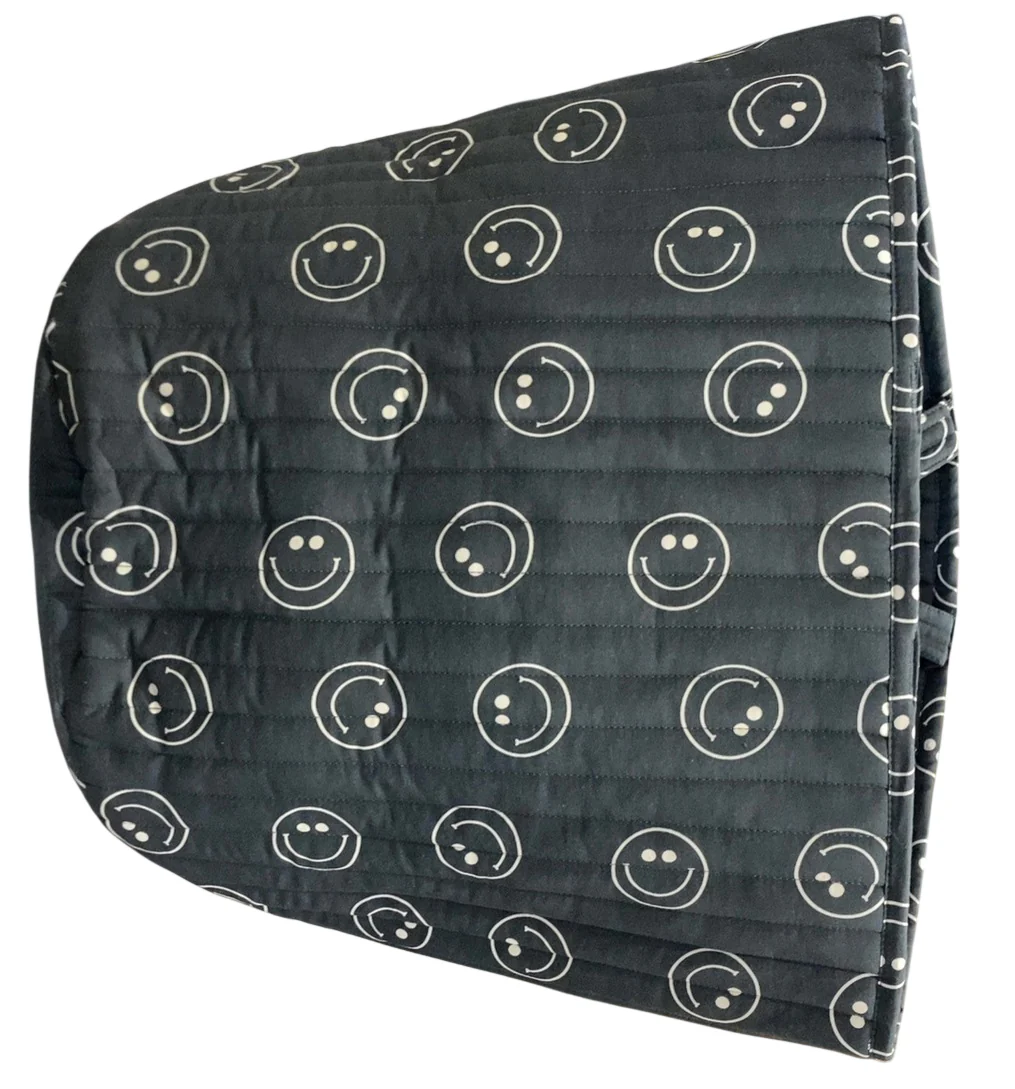 Toki Kids Organic Cotton Storage Basket, Smiles, Smiles - Image 2