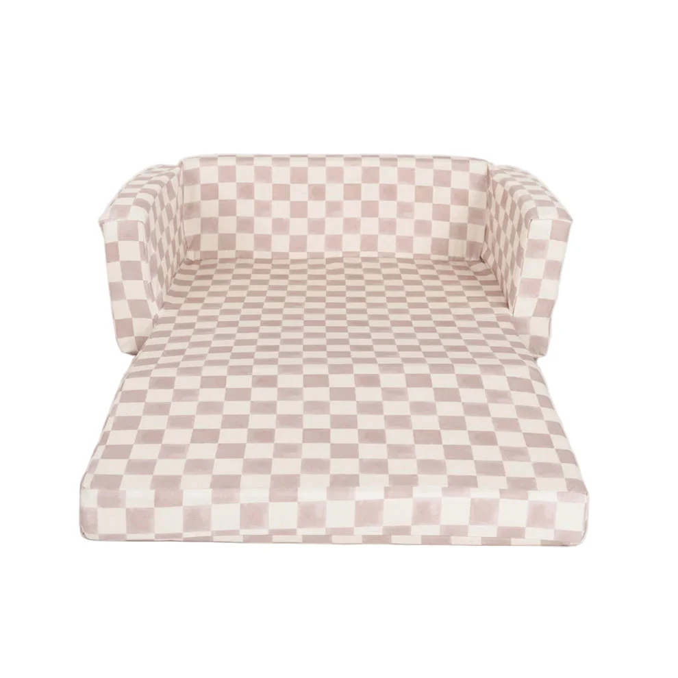 Toki Kids Play Couch, Checker Gumdrop - Image 2