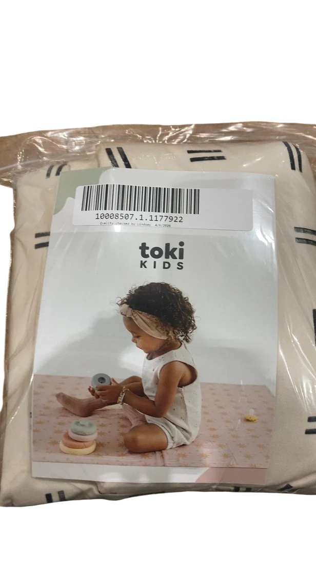Toki Kids Standard Mat Cover 40" x 40", Mudcloth - Image 3