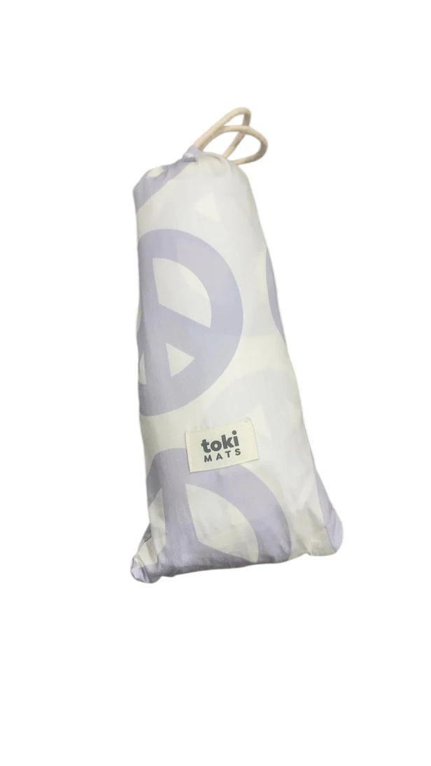 Toki Kids Standard Mat Cover 40" x 40", Peace Sign - Image 2