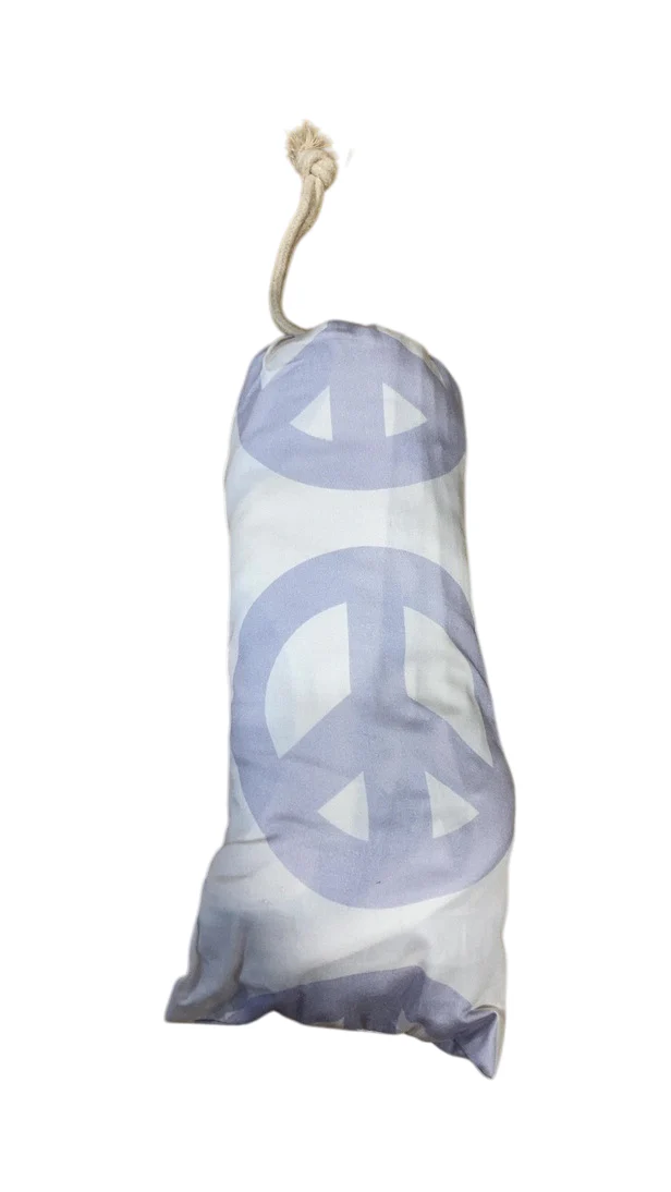 Toki Kids Standard Mat Cover 40" x 40", Peace Sign - Image 3