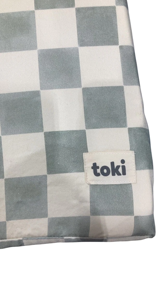 Toki Kids Standard Padded Play Mat 40" x 40", CHECKER MATCHA - Image 3