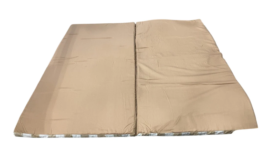Toki Kids Standard Padded Play Mat 40" x 40", Checker Toffee - Image 2