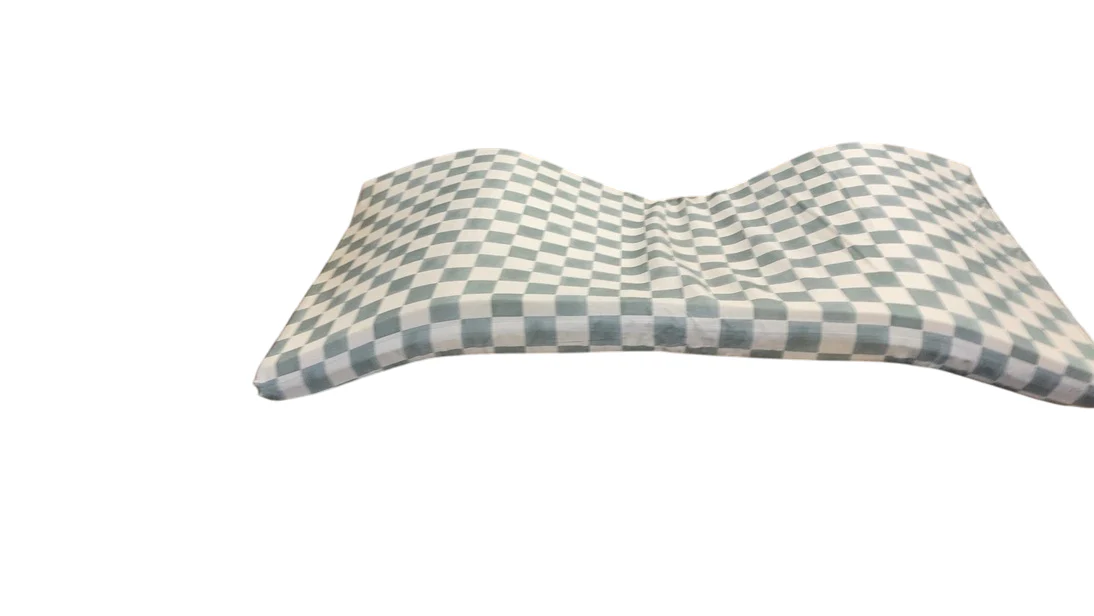 Toki Kids Vegan Leather Mat Standard, CHECKER MATCHA - Image 2