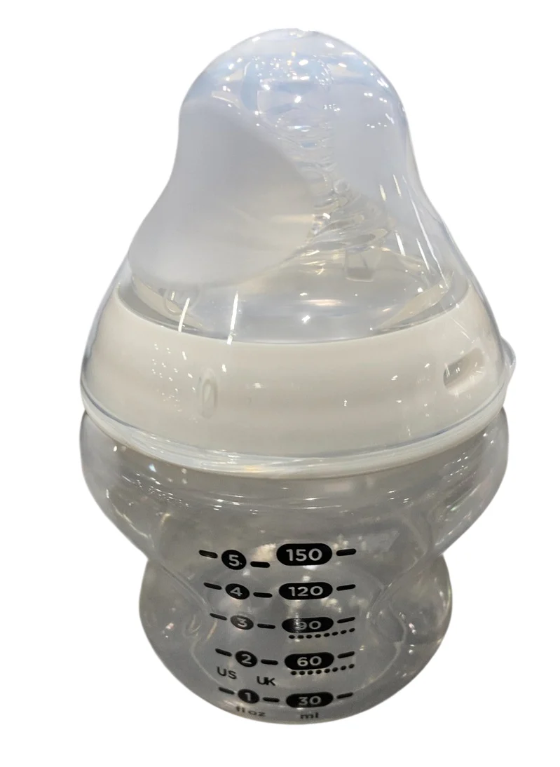 Tommee Tippee Closer To Nature Baby Bottles, 5 oz, 4pk, White/ Clear - Image 3