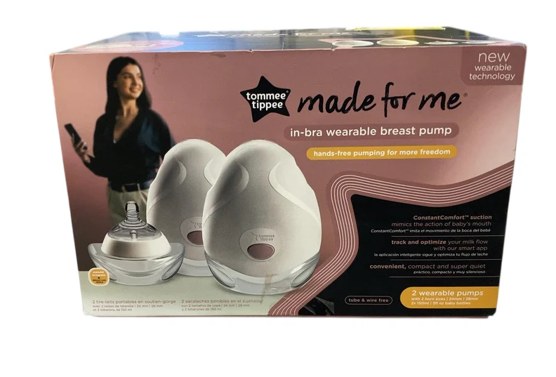 Tommee Tippee Made For Me Wearable Breast Pump, Double, White - Image 2