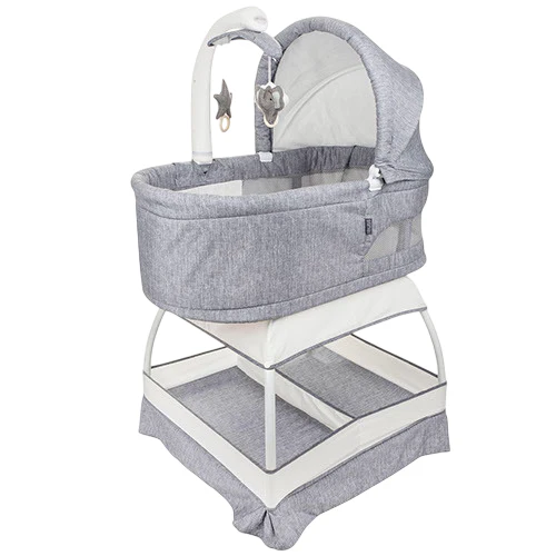 TruBliss Sweetli Nurture Bassinet, Gray Melange