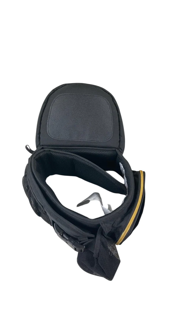 TushBaby Hip Baby Carrier, Black/Gold - Image 3