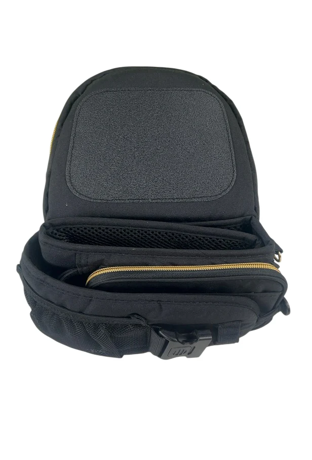 TushBaby Hip Baby Carrier, Black/Gold - Image 2