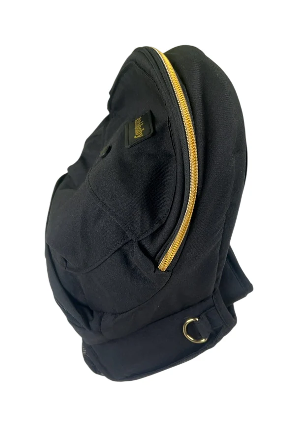 TushBaby Hip Baby Carrier, Black/Gold - Image 4