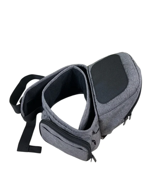 TushBaby Hip Baby Carrier, Charcoal - Image 2