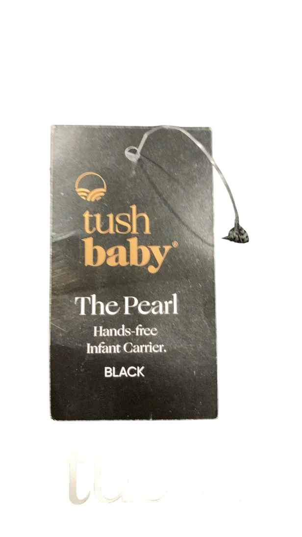 Tushbaby Pearl Newborn Carrier, Black - Image 6