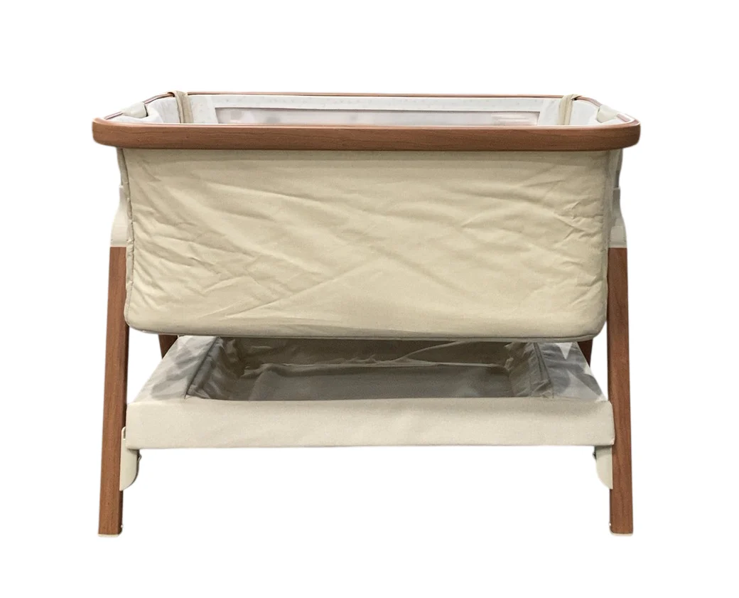 Tutti Bambini CoZee 2-in-1 Baby Bassinet & Bedside Sleeper , Scandinavian Walnut & Ecru - Image 3