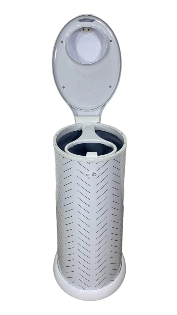Ubbi Diaper Pail, Herringbone - Image 5
