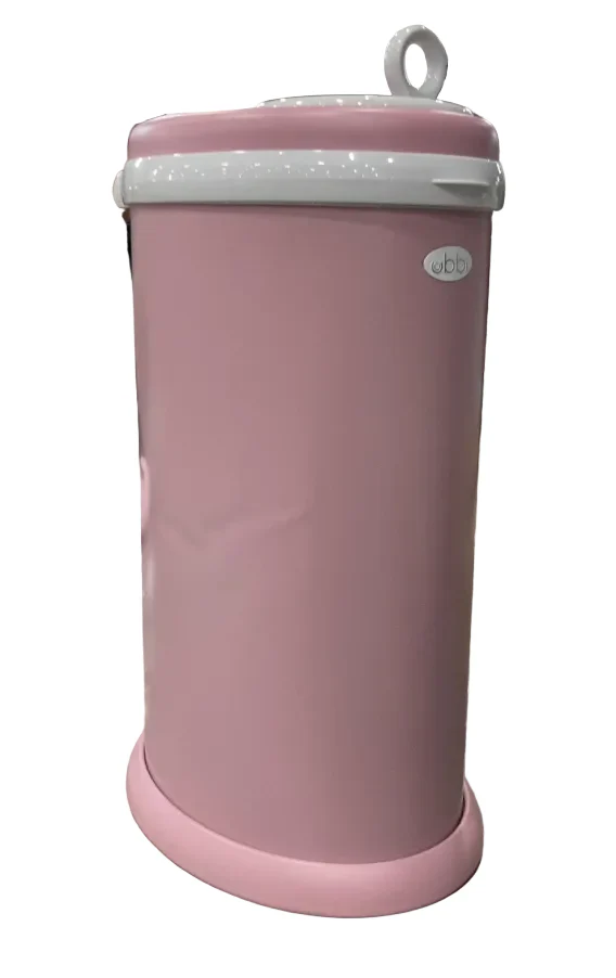 Ubbi Diaper Pail, Matte Fig Blossom - Image 2