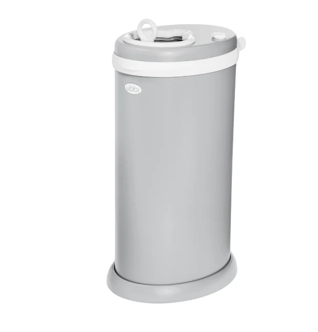 Ubbi Diaper Pail, Matte Grey