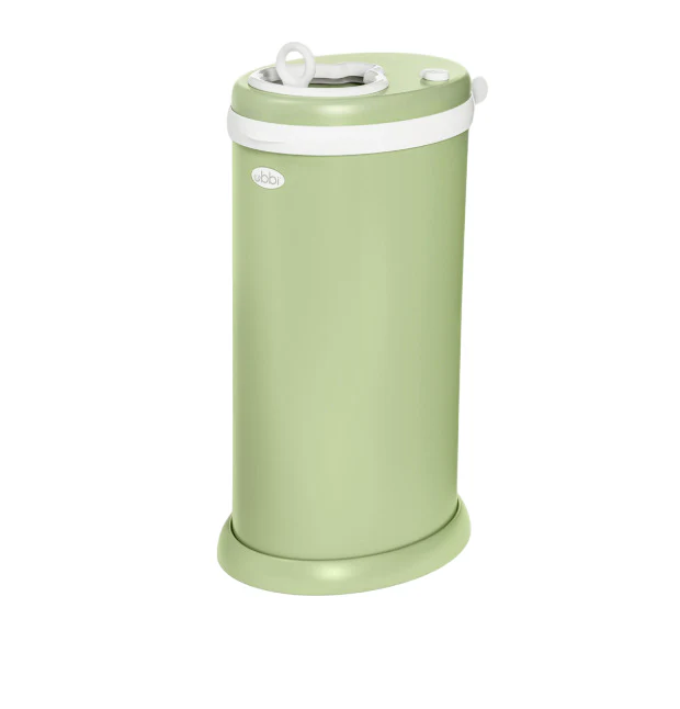 Ubbi Diaper Pail, Matte Lilypad - Image 2