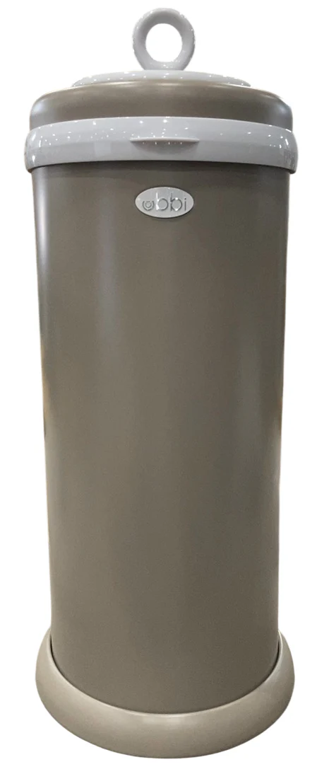 Ubbi Diaper Pail, Matte taupe
