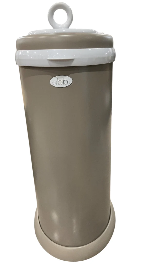 Ubbi Diaper Pail, Matte taupe
