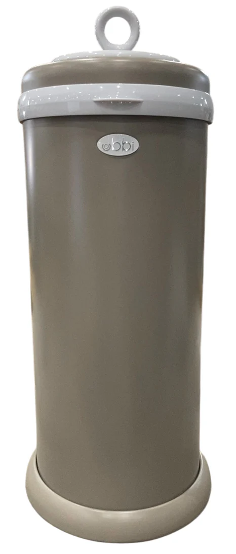 Ubbi Diaper Pail, Matte taupe