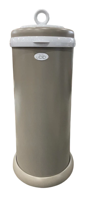 Ubbi Diaper Pail, Matte taupe - Image 3
