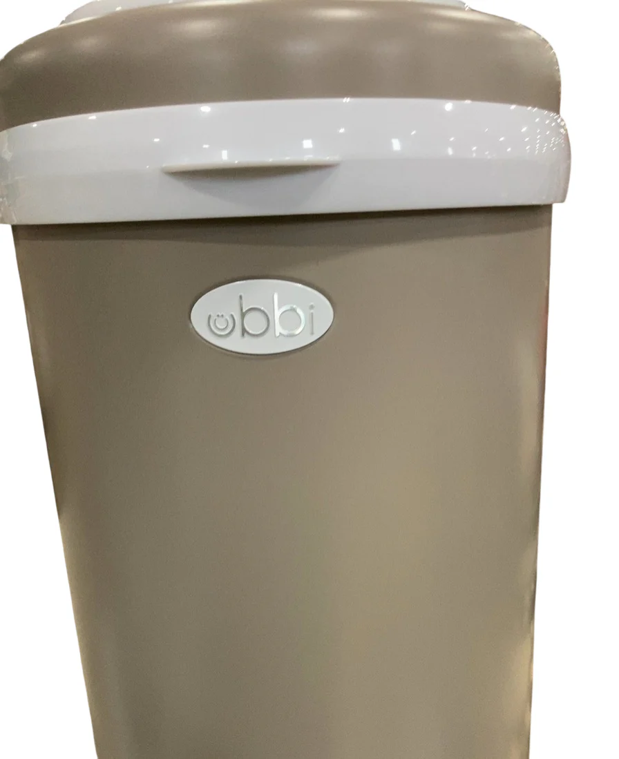 Ubbi Diaper Pail, Matte taupe - Image 6