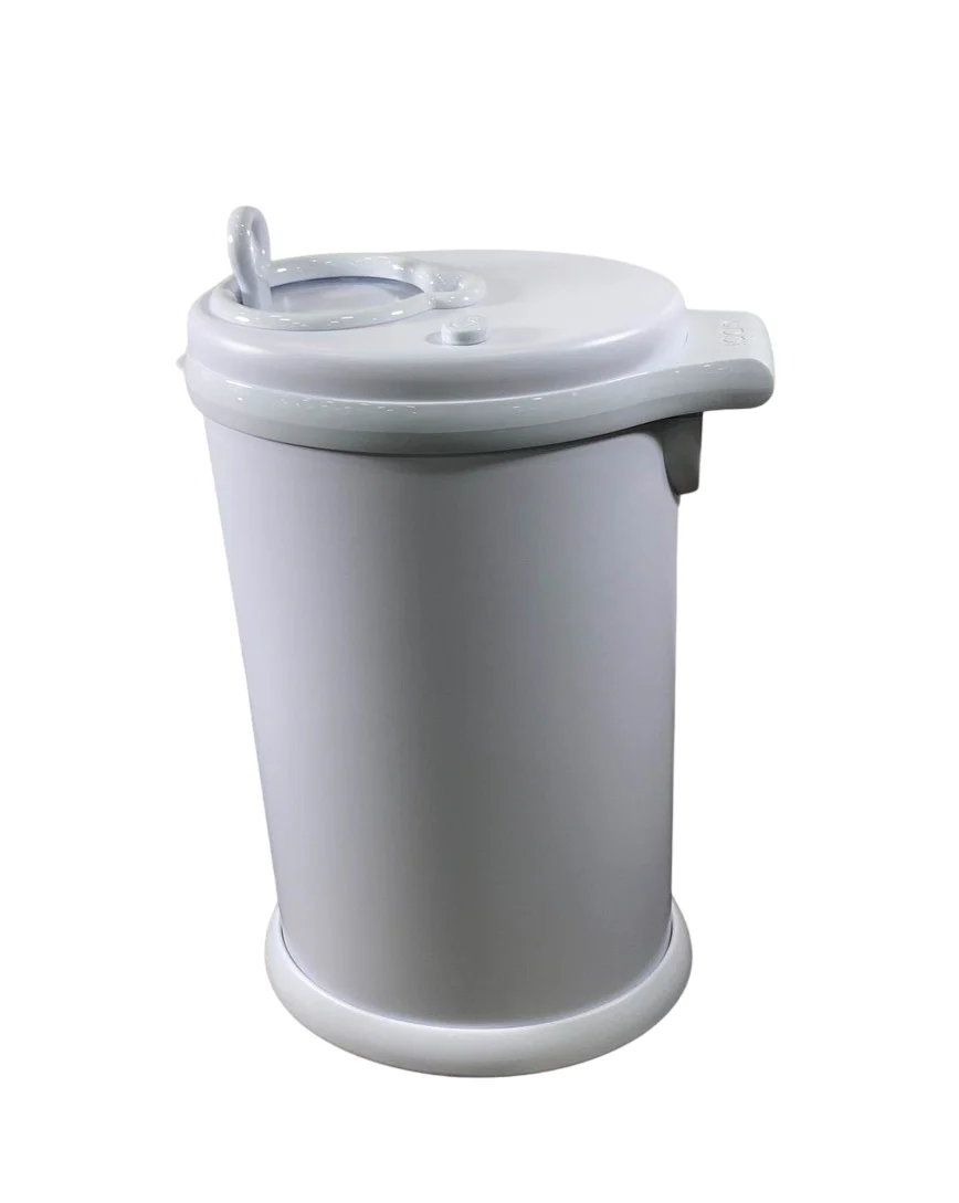 Ubbi Diaper Pail, Matte White - Image 2