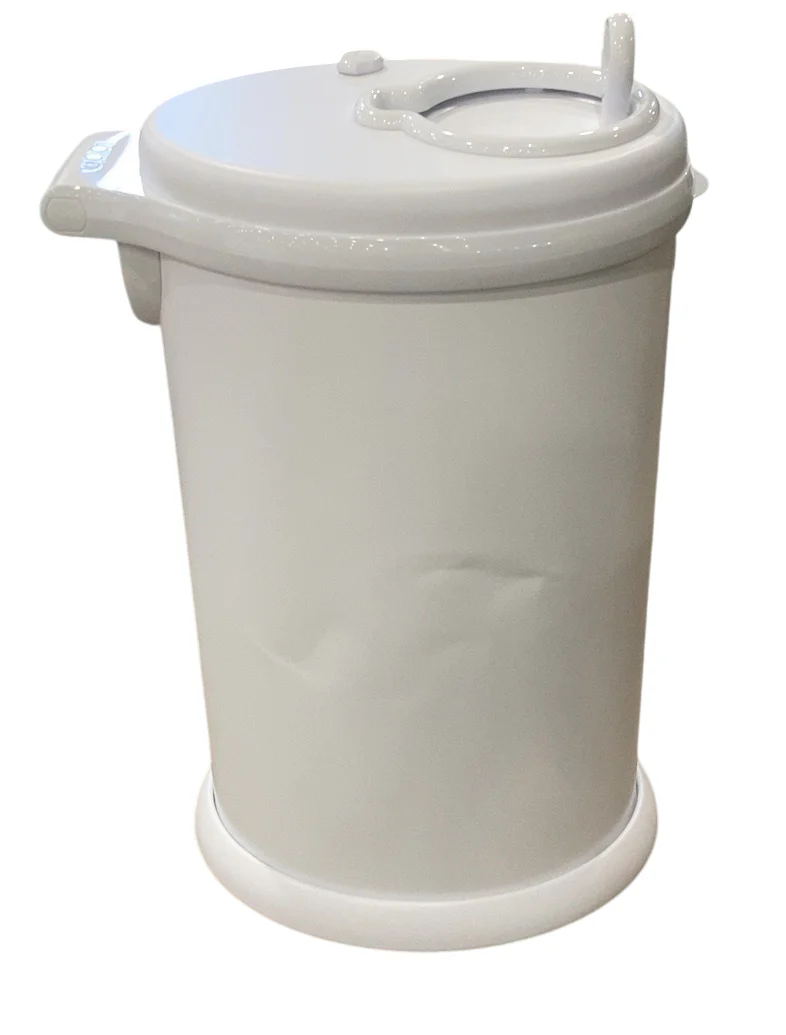 Ubbi Diaper Pail, Matte White - Image 2