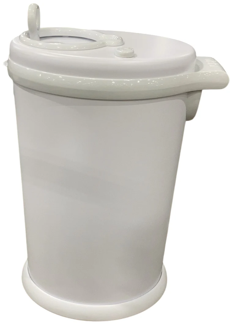 Ubbi Diaper Pail, Matte White - Image 5