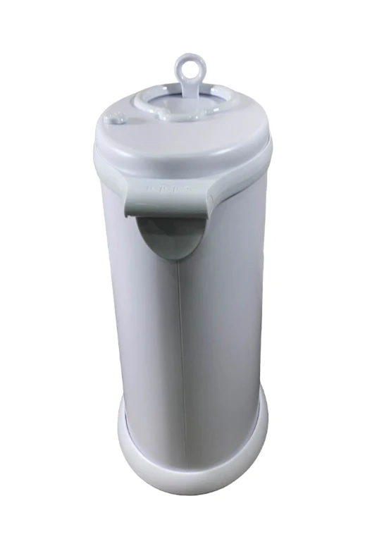 Ubbi Diaper Pail, Matte White - Image 2