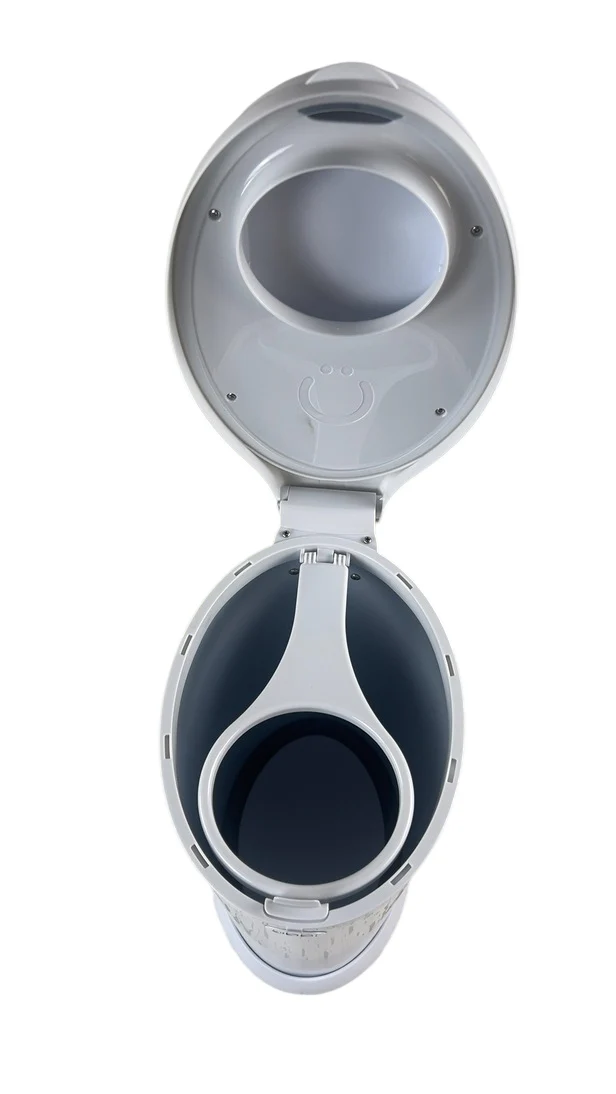 Ubbi Diaper Pail, Matte White - Image 4
