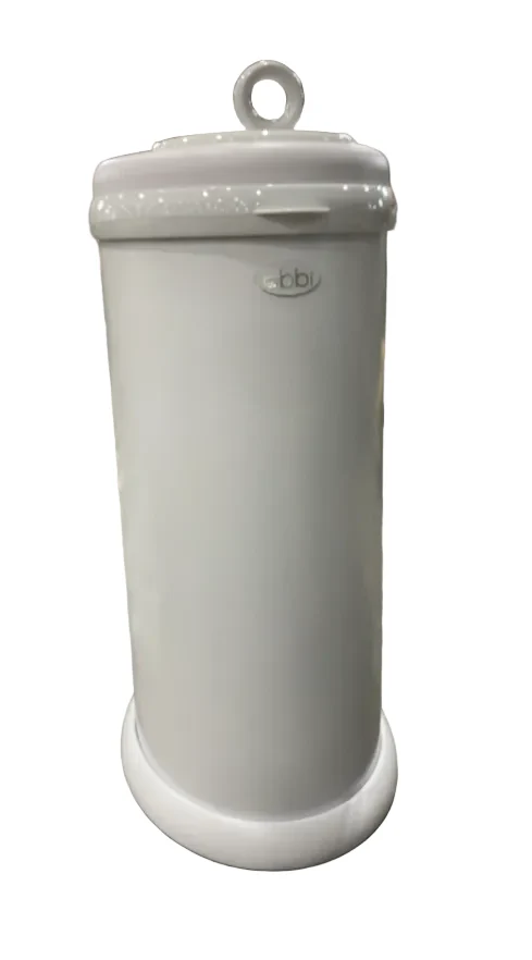 Ubbi Diaper Pail, Matte White - Image 2