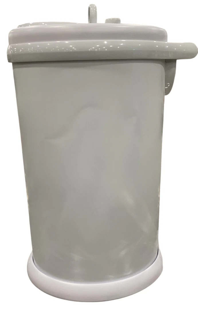Ubbi Diaper Pail, Matte White - Image 2