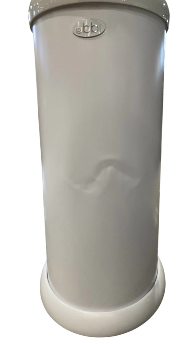 Ubbi Diaper Pail, Matte White - Image 2
