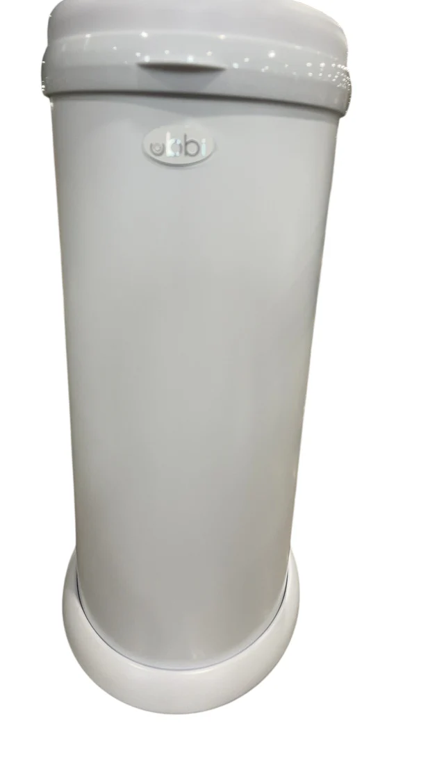 Ubbi Diaper Pail, Matte White - Image 2