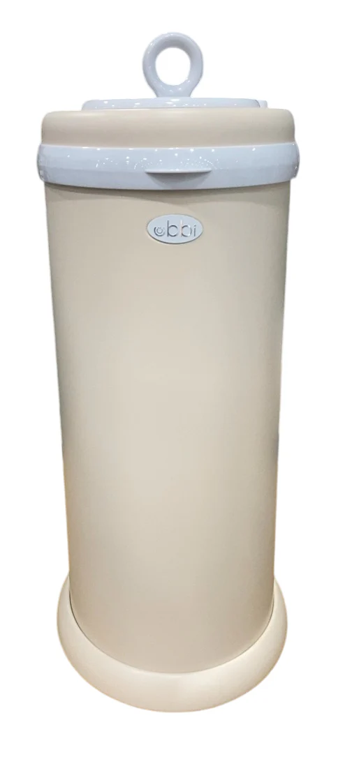 Ubbi Diaper Pail, Oat Milk