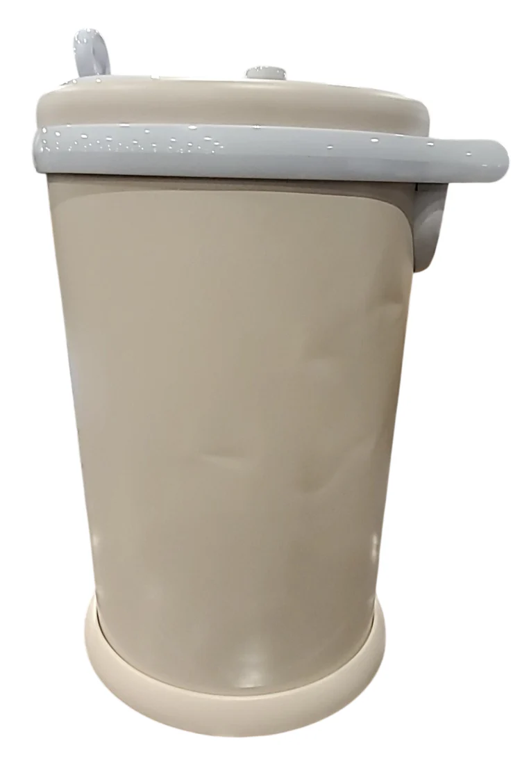 Ubbi Diaper Pail, Oat Milk - Image 4
