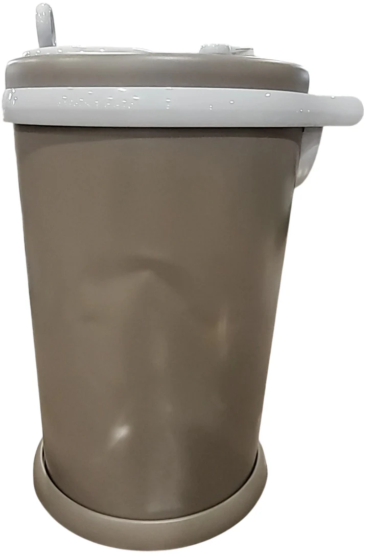 Ubbi Diaper Pail, Taupe - Image 3