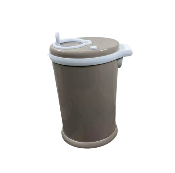 Ubbi Diaper Pail, Taupe - Image 2
