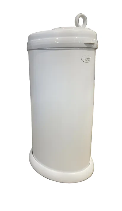 Ubbi Diaper Pail Value Gift Set, Matte White