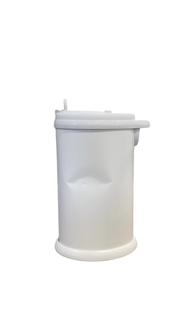 Ubbi Diaper Pail Value Gift Set, Matte White