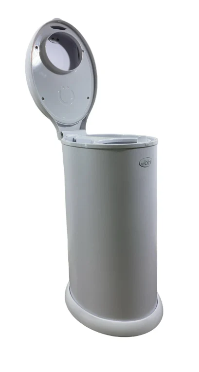 Ubbi Diaper Pail Value Gift Set, Matte White