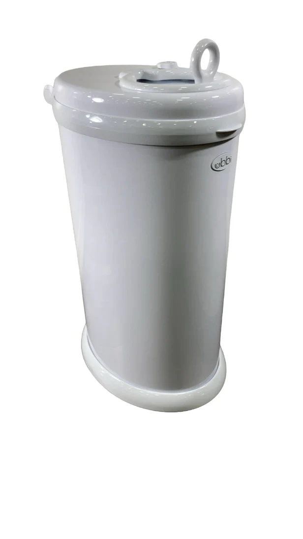 Ubbi Diaper Pail, White - Image 4