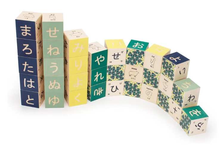 Uncle Goose Japanese Character Blocks, 32 Set