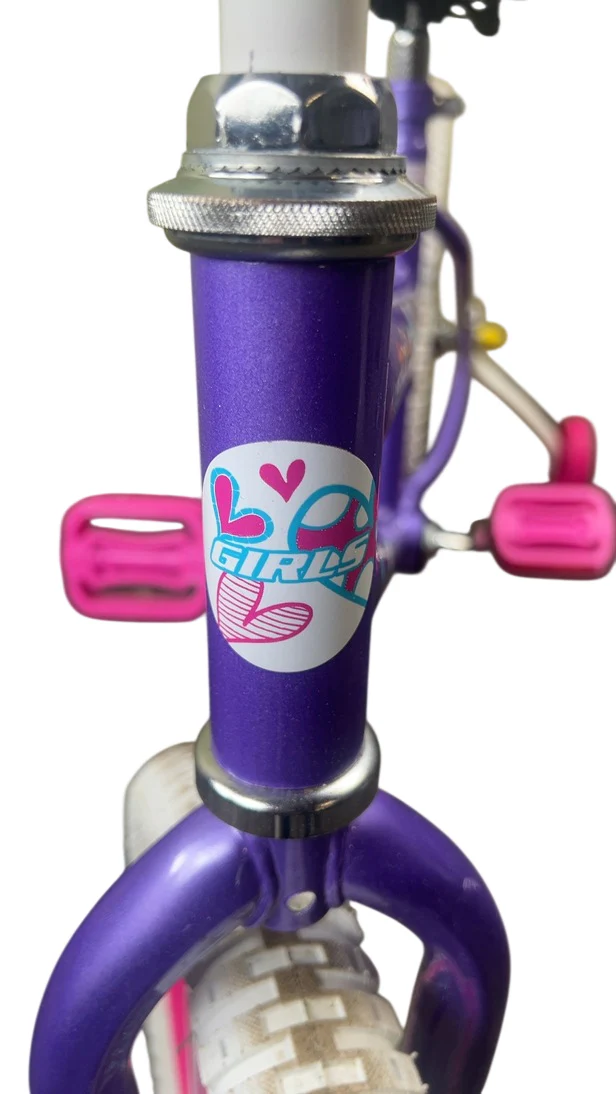 Unknown Kid's Bike, Purple/Pink - Image 3