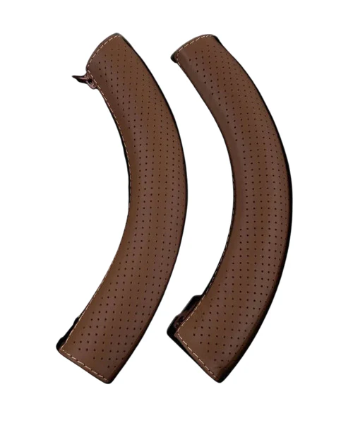 UPPAbaby 2015+ VISTA Leather Handlebar Covers, Saddle (Brown)