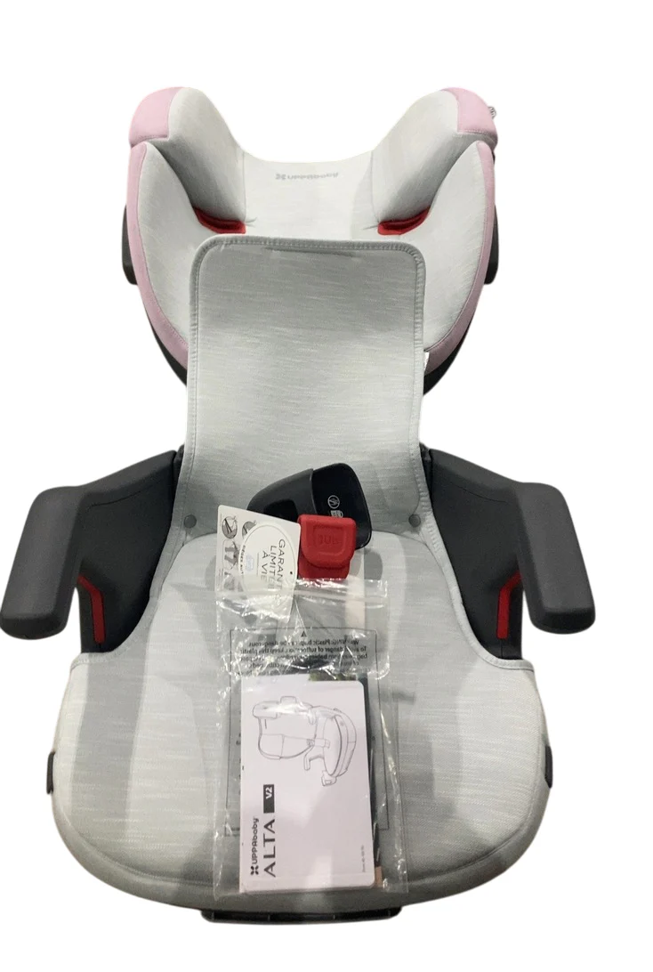 UPPAbaby Alta V2 High Back Booster Seat, 2024, Iris (Grey Mélange/Lavender Accent) - Image 4